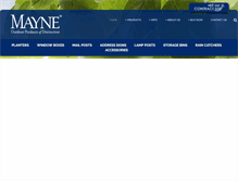 Tablet Screenshot of gomayne.com